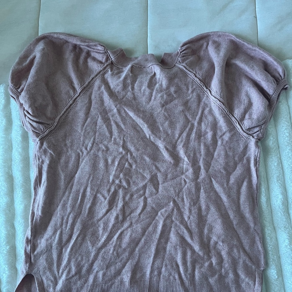 Universal Thread Puff Sleeve Top in Mauve - Picture 4 of 4